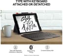 LOGITECH Slim Combo 9.7" iPad Case & Keyboard - Black thumbnail 5