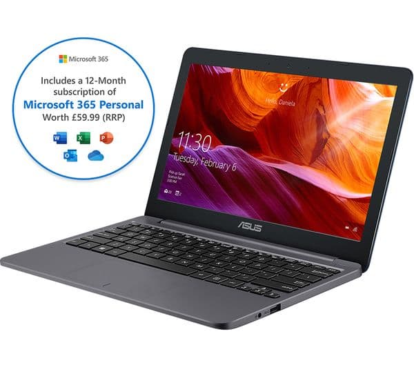 ASUS E203MA 11.6 Inch Laptop Intel Celeron N4000 4GB RAM 64GB eMMC - Star Grey - Image 6