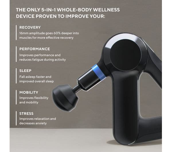 THERABODY Theragun Elite Smart Percussive Therapy Device - Black - Image 3