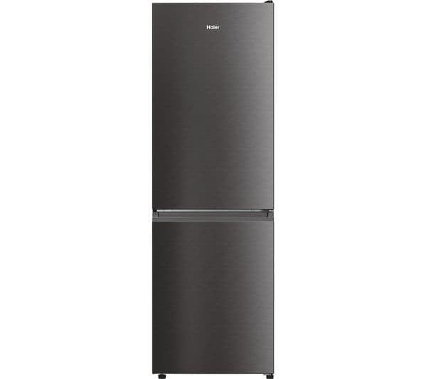 HAIER HDW1618DNPD(UK) Smart 60/40 Fridge Freezer - Platinum Inox - Image 1