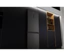 HAIER HDW1618DNPD(UK) Smart 60/40 Fridge Freezer - Platinum Inox thumbnail 4