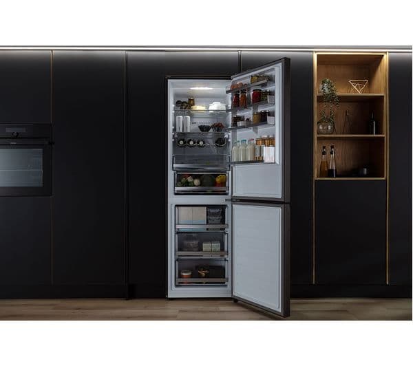 HAIER HDW1618DNPD(UK) Smart 60/40 Fridge Freezer - Platinum Inox - Image 6