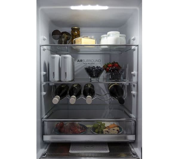 HAIER HDW1618DNPD(UK) Smart 60/40 Fridge Freezer - Platinum Inox - Image 8