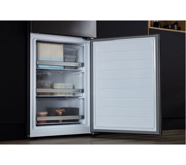 HAIER HDW1618DNPD(UK) Smart 60/40 Fridge Freezer - Platinum Inox - Image 9