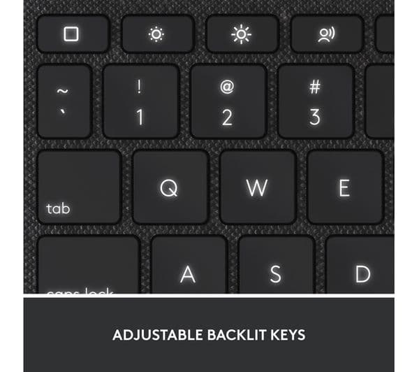 Logitech Combo Touch iPad Keyboard Case Grey - Image 3