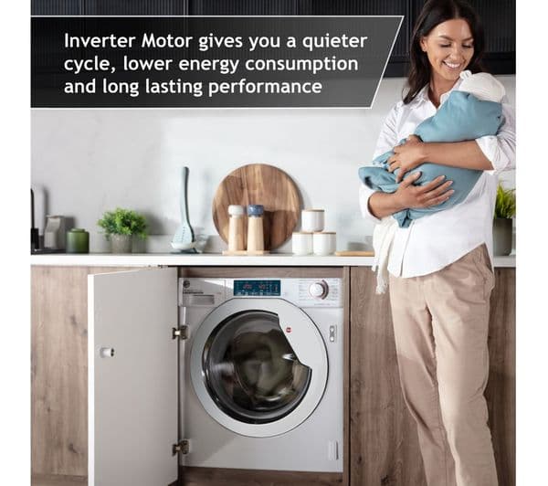 HOOVER H-WASH 300 PRO HBWOS 69TMCE-80 Integrated 9 kg 1600 Spin Washing Machine - Image 6