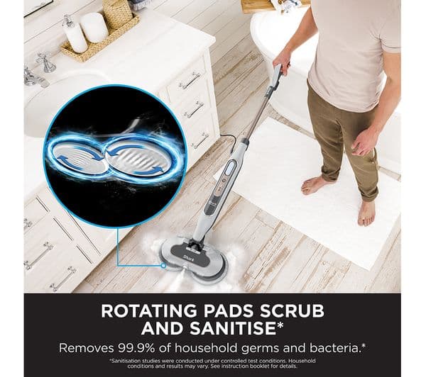 SHARK Steam & Scrub S8201UK Steam Mop - White - Image 3