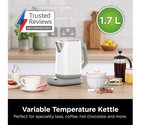 Ninja Perfect Temperature KT200UKWH Jug Kettle - White - Image 2