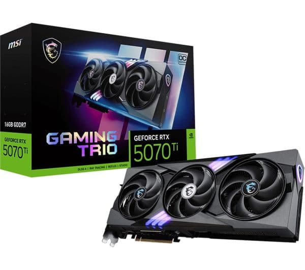 MSI GeForce RTX 5070 Ti 16GB GAMING TRIO Black - Image 2