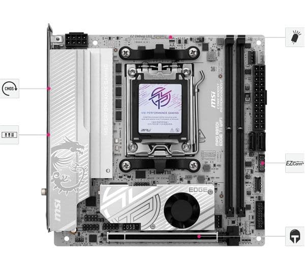 MSI MPG B850I EDGE TI WIFI Motherboard - Image 1