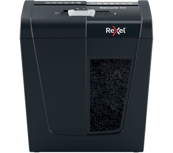 REXEL Secure S5 2020121 Strip Cut Paper Shredder - Image 1