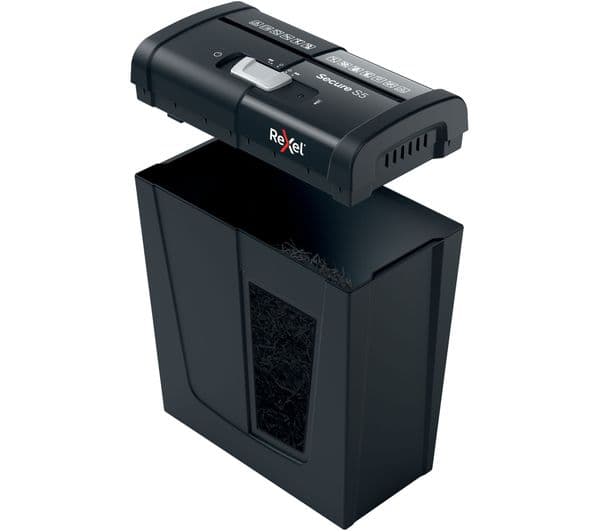 REXEL Secure S5 2020121 Strip Cut Paper Shredder - Image 2