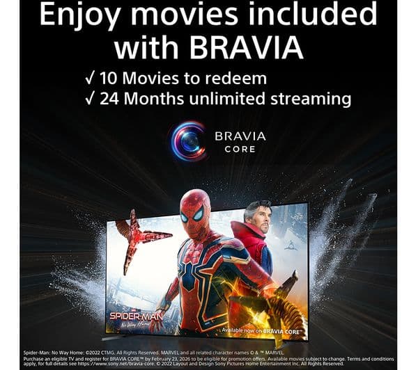 SONY BRAVIA XR-85X95LPU 85" Smart 4K Ultra HD HDR Mini LED TV with Google TV & Assistant - Image 9