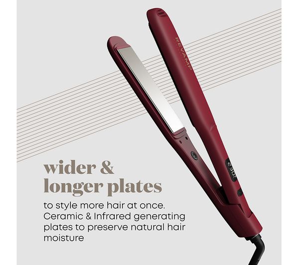 REVAMP Forever Love Hair Dryer & Straightener Gift Set - Deep Merlot - Image 4