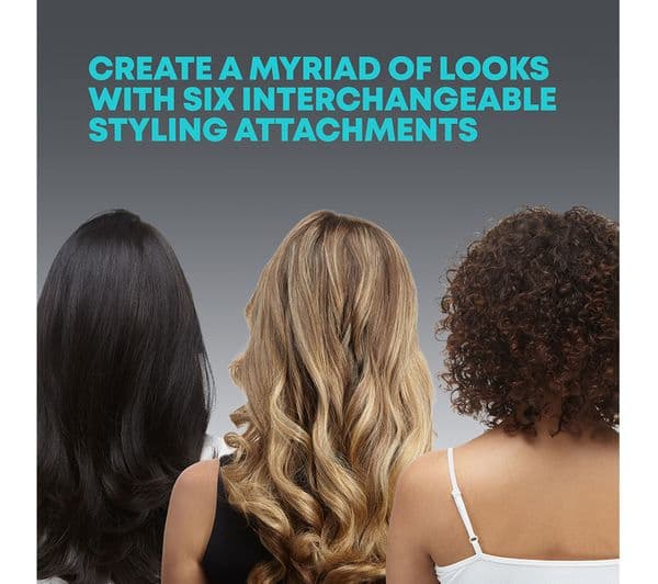 REVAMP Ionic Airstyle 6-in-1 Air Styler - Black - Image 4