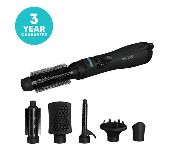 REVAMP Ionic Airstyle 6-in-1 Air Styler - Black - Image 7