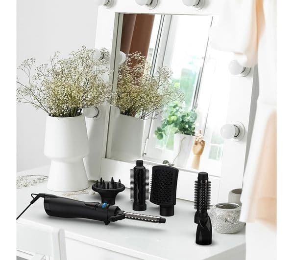 REVAMP Ionic Airstyle 6-in-1 Air Styler - Black - Image 8