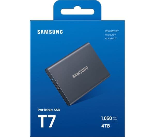 SAMSUNG T7 Portable External SSD - 4 TB, Grey - Image 6