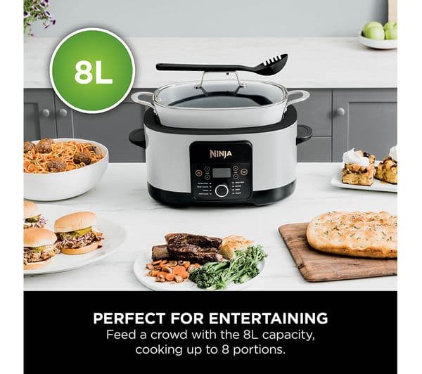 Ninja Foodi PossibleCooker MC1001UKWH 8-in-1 Slow Cooker - White - Image 2