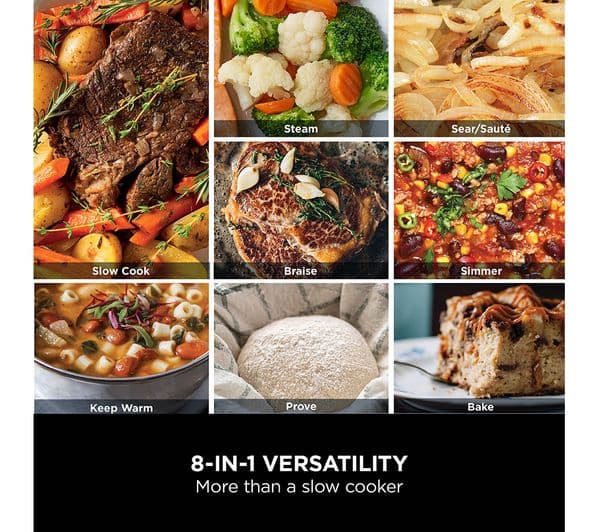 Ninja Foodi PossibleCooker MC1001UKWH 8-in-1 Slow Cooker - White - Image 3