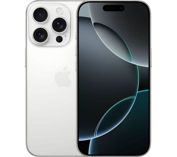 Apple iPhone 16 Pro - 256 GB, White Titanium - Image 1
