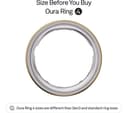 Oura Ring 4 Smart Ring Size 9 Gold thumbnail 2