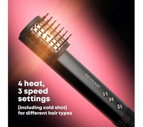 REVAMP HydroShine Air Compact 3-in-1 Pro Styler - Black - Image 6