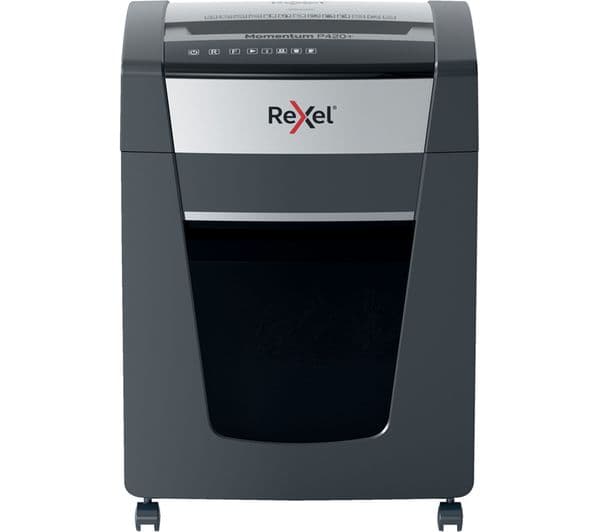 REXEL Momentum P420+ Cross Cut Paper Shredder