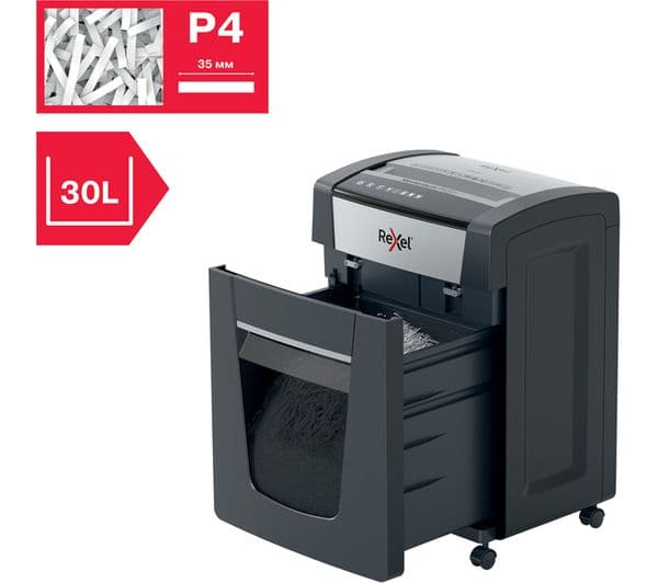 REXEL Momentum P420+ Cross Cut Paper Shredder - Image 6