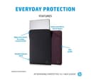 HP Reversible 14.1" Laptop Sleeve Mauve thumbnail 4