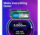 CRUCIAL DDR4 3200 MHz Laptop RAM - 8 GB thumbnail 2