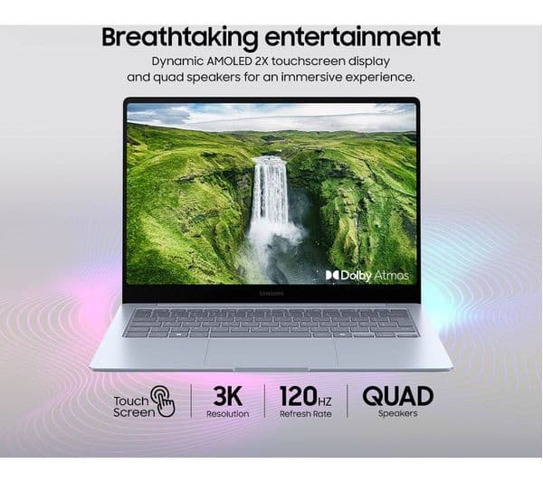 SAMSUNG Galaxy Book4 Edge 14" Laptop, Copilot+ PC - Snapdragon X Elite, 512 GB SSD, Sapphire Blue - Image 7
