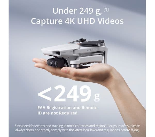 DJI Mini 4K Drone - Grey - Image 3
