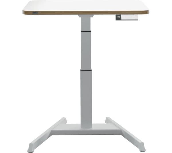 LEITZ Ergo Small Electric Sit Standing Desk - White - Image 10