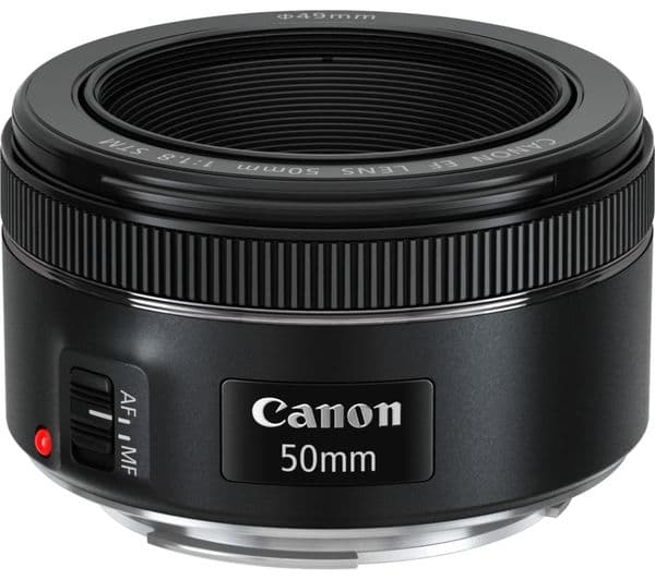 Canon EF 50mm f/1.8 STM Prime Lens for DSLR Cameras - Image 1