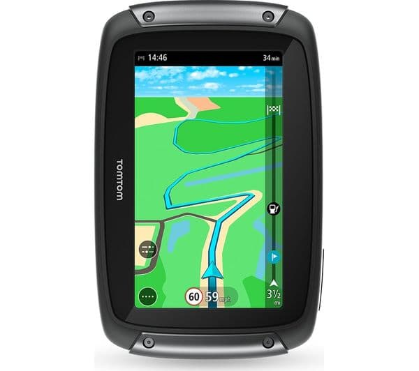 TOMTOM Rider 500 Motorcycle 4.3" Sat Nav - Full Europe Maps - Image 2