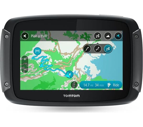 TOMTOM Rider 500 Motorcycle 4.3" Sat Nav - Full Europe Maps - Image 4