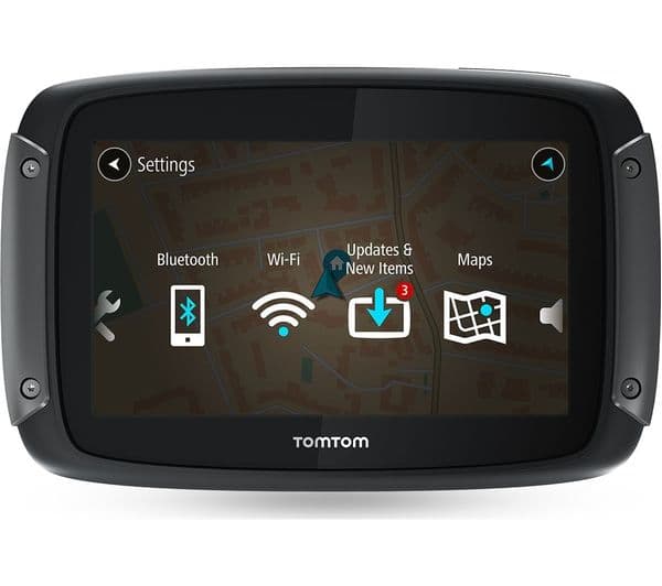 TOMTOM Rider 500 Motorcycle 4.3" Sat Nav - Full Europe Maps - Image 5