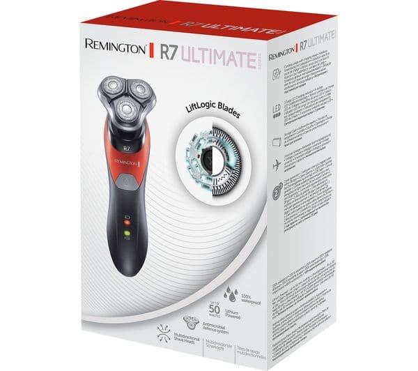 REMINGTON Ultimate Series R7 XR1530 Wet & Dry Rotary Shaver - Black & Red - Image 6