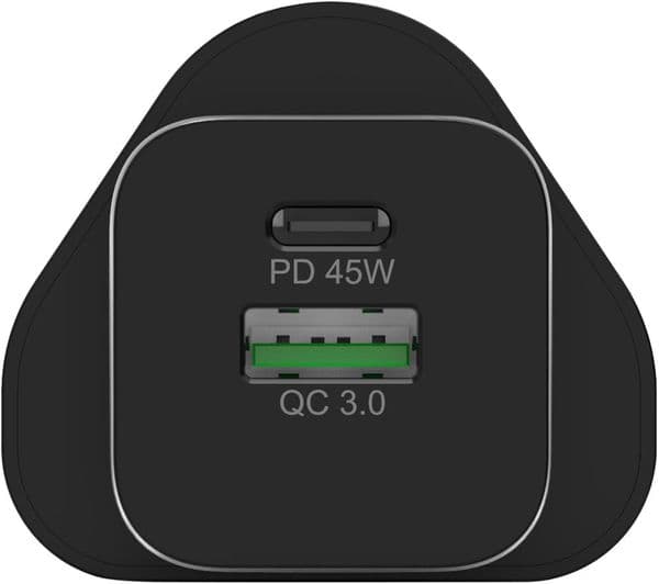 PORT DESIGNS PORT Connect USB Wall Charger Black - Image 2