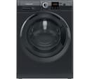 HOTPOINT Anti-Stain NSWR 946 BS UK 9 kg 1400 Spin Washing Machine - Black thumbnail 1