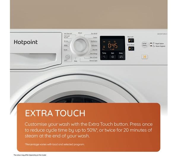 HOTPOINT Anti-Stain NSWR 946 BS UK 9 kg 1400 Spin Washing Machine - Black - Image 7