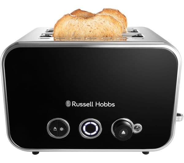RUSSELL HOBBS Distinctions 2-Slice Toaster - Black - Image 2