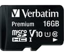 Verbatim Premium 16GB microSDHC U1 Class 10 thumbnail 1