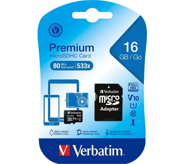 Verbatim Premium 16GB microSDHC U1 Class 10 - Image 2