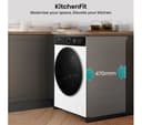 HISENSE KitchenFit 5i Series WF5I9043BWFS WiFi-enabled 9 kg 1400 Spin Washing Machine - White thumbnail 6