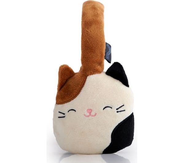 LAZERBUILT Squishmallows Cam the Cat Plush Wireless Bluetooth Headphones - Beige - Image 5