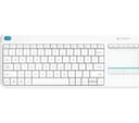 LOGITECH K400 Plus Wireless Keyboard - White thumbnail 1