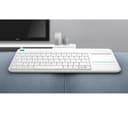 LOGITECH K400 Plus Wireless Keyboard - White thumbnail 2