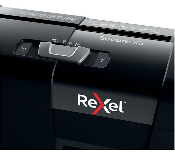 REXEL Secure X8 2020123 Cross Cut Shredder - Image 6